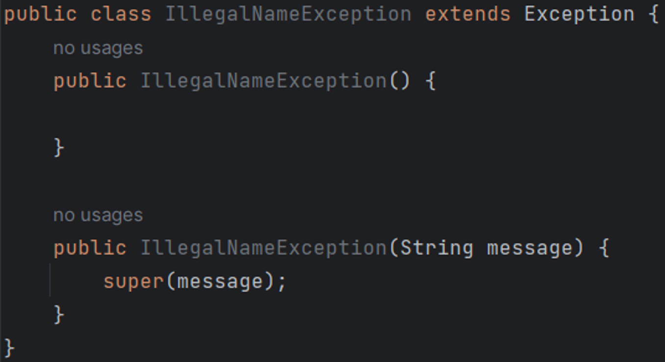 自定义异常练习