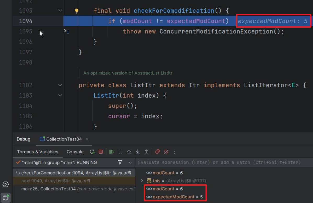 迭代时删除元素