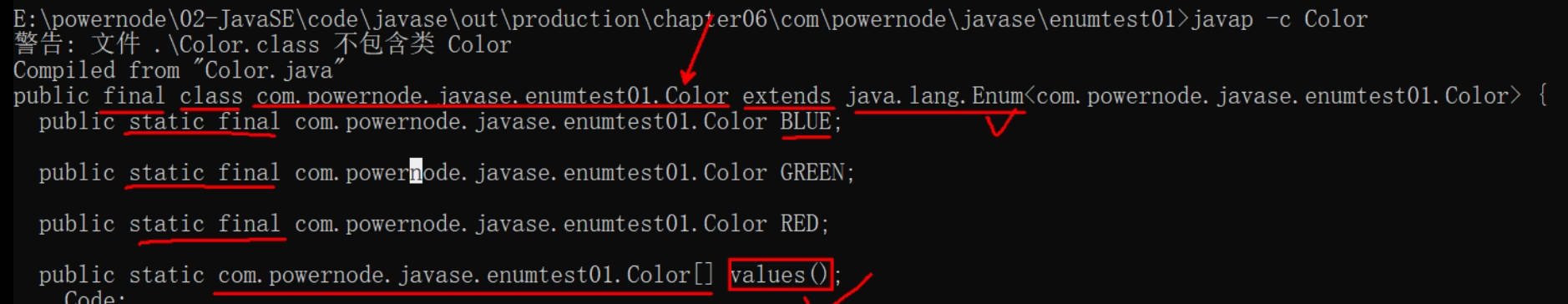 枚举（Java5新特性）