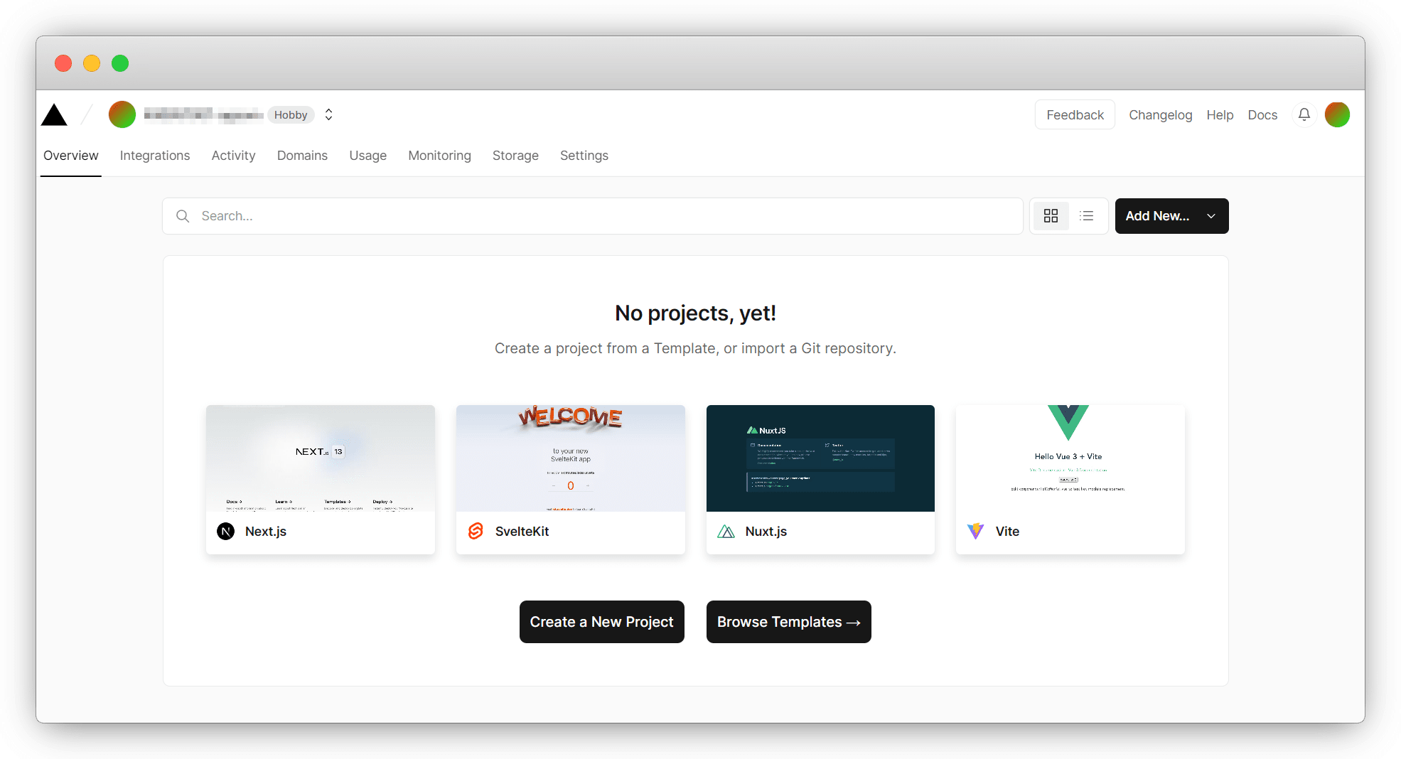 Vercel静态部署网站